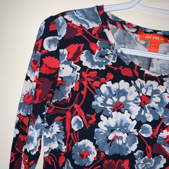 Joe Fresh | Floral Long Sleeve Blouse - Picture 5 of 7